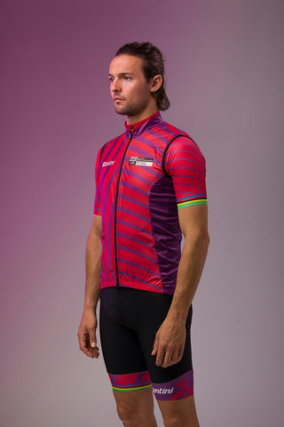 Santini UCI Wollongong W/C Wind Sleeveless Vest - Print