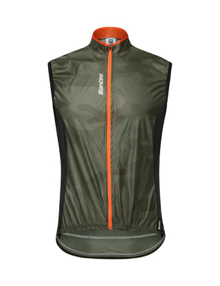 Santini FZ Fine Wind Vest - Army Green
