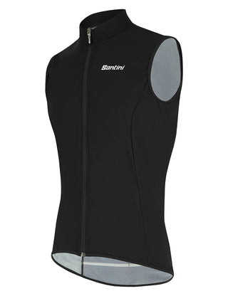 Santini Nebula Puro Men's Windproof Vest - Black