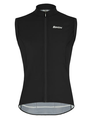 Santini Nebula Puro Men's Windproof Vest - Black