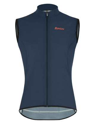 Santini Nebula Puro Men's Windproof Vest - Nautica Blue