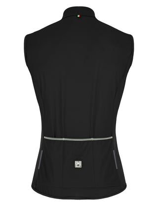 Santini Nebula Puro Men's Windproof Vest - Black