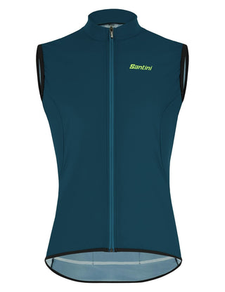 Santini Nebula Puro Men's Windproof Vest - Teal