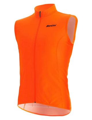 Santini Nebula 3W Men's Wind Vest  - Fluro Orange