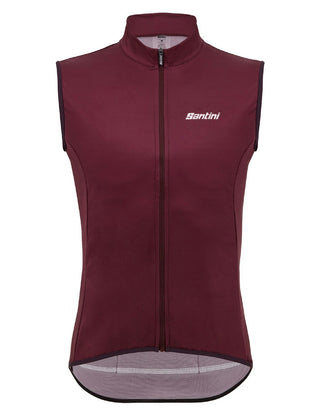 Santini Nebula 3W Men's Wind Vest  - Maroon