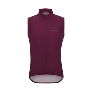 Santini RTR Wind Vest Unisex - Burgundy