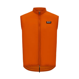 Santini SMS RTR 6S Unisex Wind Vest - Deep Orange