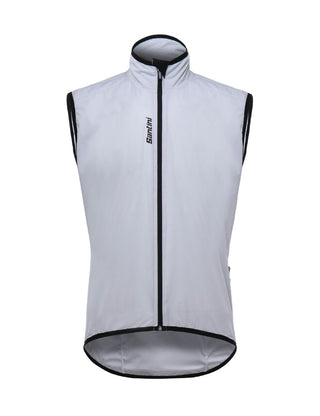 Santini FZ Scudo Men's Windproof Vest - White