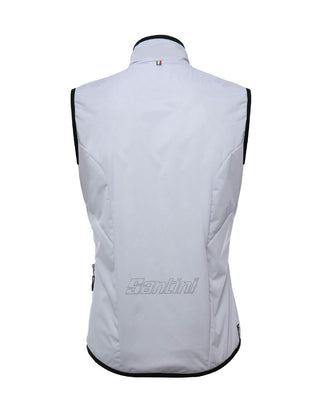 Santini FZ Scudo Men's Windproof Vest - White