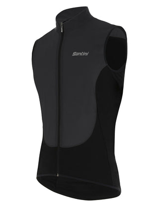 Santini Trail Gravel Wind Vest - Black
