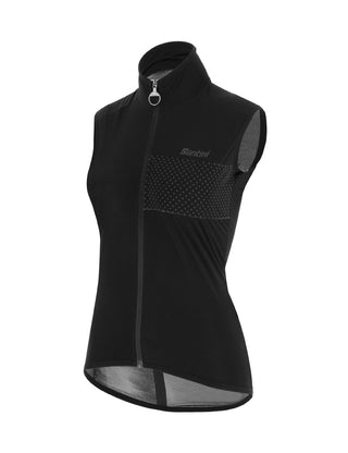 Santini Guard Nimbus Women's Rainproof Vest - Black Nero