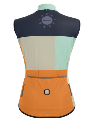 Santini Terranova Women's Gravel Wind Vest - Water