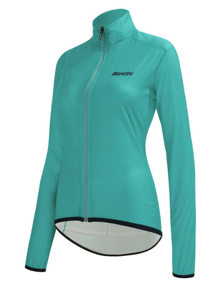 Santini Nebula Puro Women's Windbreaker Jacket - Aqua