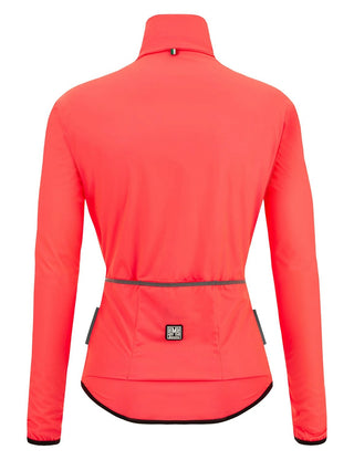 Santini Nebula 3W Women's Wind Breaker Jacket - Granatina Pink