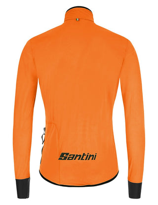 Santini Guard Nimbus Men's Rain Jacket - Fluro Orange