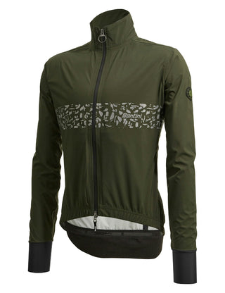 Santini Gravel Neo Gravel Weather Proof Jacket - Military
