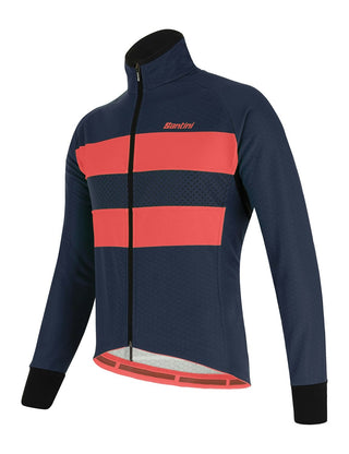 Santini Colore Bengal Men's Winter Jacket - Nautica Blue