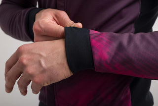 Santini Pure Dye 4W Men's Long Sleeve Jacket - Burgundy