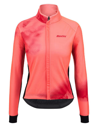 Santini Pure Dye 4W Women's Winter Long Sleeve Jersey - Granatina Pink