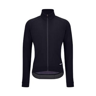 Santini SMS RTR Technical Windproof Winter Fleece Jacket - Black