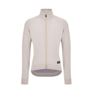 Santini SMS RTR Technical Windproof Winter Fleece Jacket - Cappuccino