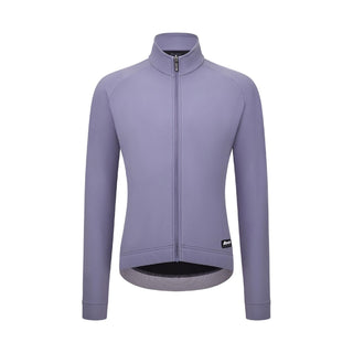 Santini SMS RTR Technical Windproof Winter Fleece Jacket - Power Blue