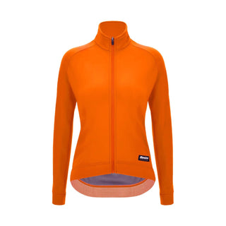 Santini SMS RTR Women’s Technical Winter Fleece Jacket - Deep Orange