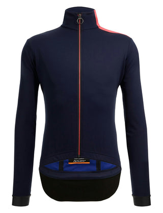 Santini Vega Multi Jacket With Hood - Nautica Blue