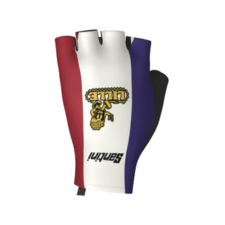 Santini TDF Grand Depart Lille Stage Gloves - Print