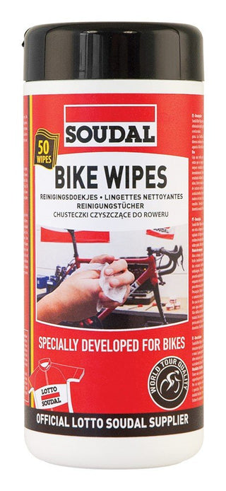 Soudal Bike Wipes 50Pcs