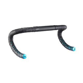 Supacaz Super Sticky Kush Star Fade Bar Tape With Blue Star Plugz - Blue Refract