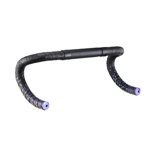 Supacaz Super Sticky Kush Star Fade Bar Tape With Purple Star Plugz - Purple Refract
