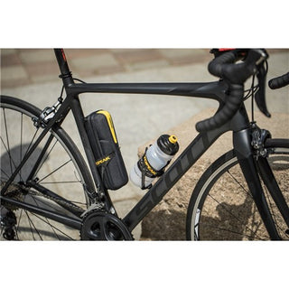 Topeak Cage Pack Bottle Cage Bag XL With Yellow Strap - Black