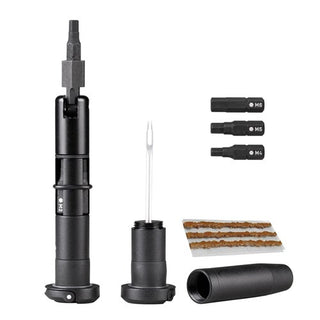 Topeak Plug'N Tool Roadie - Compact Tubeless Tire Repair & Multi-Tool Kit For Road Bikes