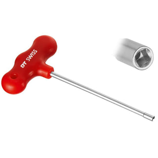 DT Swiss Nipple Key Square Thru Rim - Red