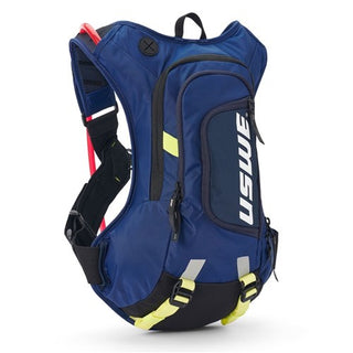 USWE Moto Hydro 8.0L Dirt Biking Hydration Pack With 3.0L Hydration Bladder - Blue