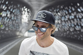 The Vandal Retro Cycling Gear Snapback Cap - Black