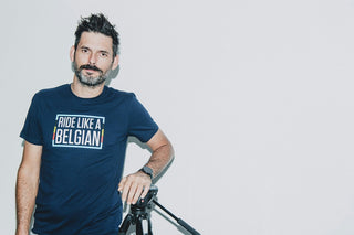 The Vandal Ride Like A Belgian Men's Eco Short Sleeve T-Shirt - Navy
