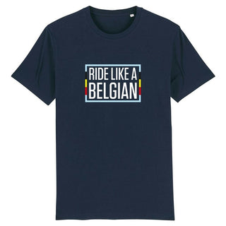 The Vandal Ride Like A Belgian Men's Eco Short Sleeve T-Shirt - Navy