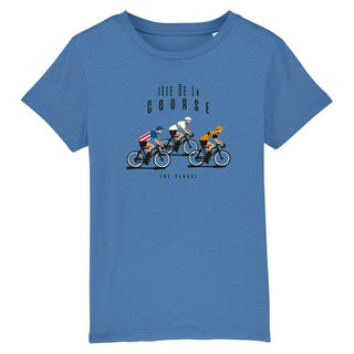 The Vandal Tete De La Course Kids Short Sleeve T-Shirt - Blue