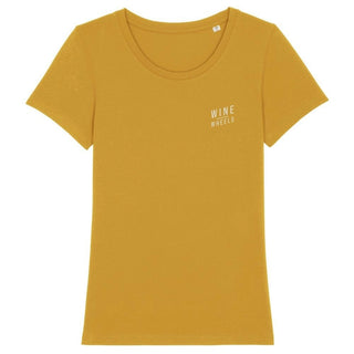 The Vandal Wine & Wheels Women's Eco Short Sleeve T-Shirt - Ochre