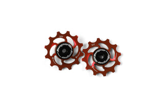 Hope Jockey Wheels Pair - 12 Teeth Red