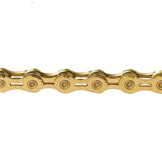 KMC 116L Bike Chain Waxed - Titanium Nitride Gold