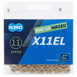 KMC 116L Bike Chain Waxed - Titanium Nitride Gold