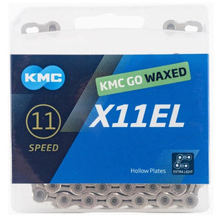 KMC Waxed 116L Bike Chain - Silver