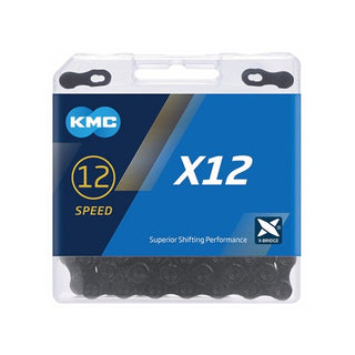KMC 12 Speed 1/2" x 11/128" 126L Bike Chain - Black