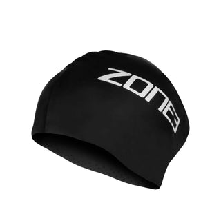 Zone3 Long Hair Swim Cap - Silver
