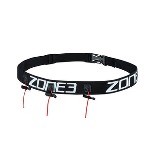 Zone3 Rece Belt With Gel Loops - Black/White/Orange