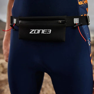 Zone3 Race Belt With Neoprene Pouch - Black