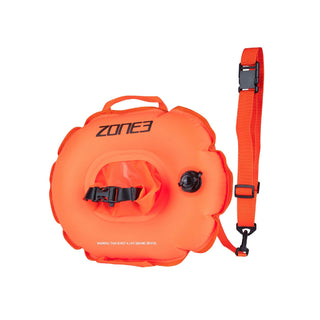 Zone3 Recycled On The Go Swim Buoy - Orange